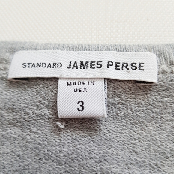 Standard James Perse Vintage Raglan Pullover Gray - Picture 4 of 8